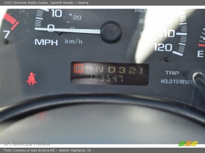 Sandrift Metallic / Neutral 2000 Chevrolet Malibu Sedan