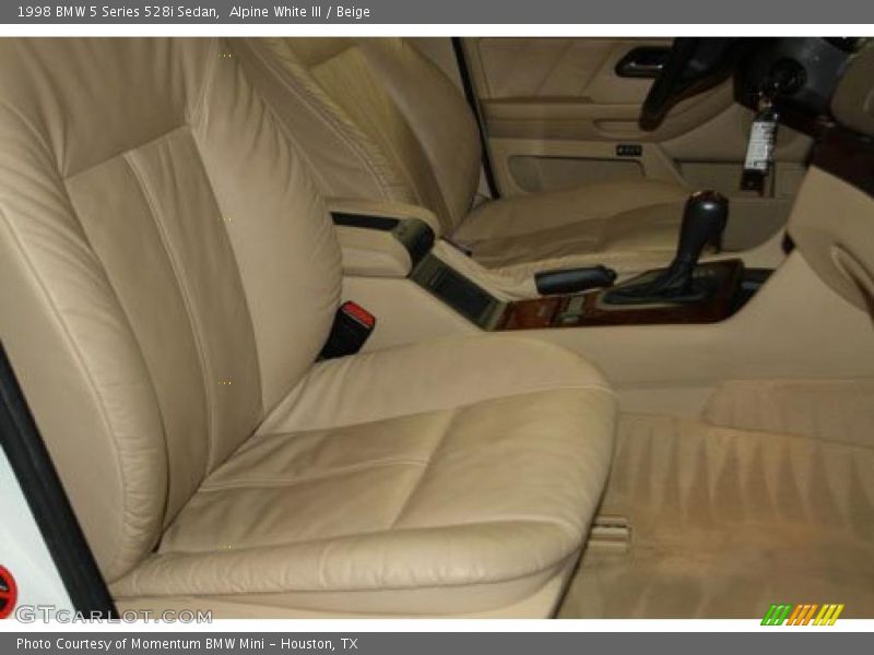  1998 5 Series 528i Sedan Beige Interior