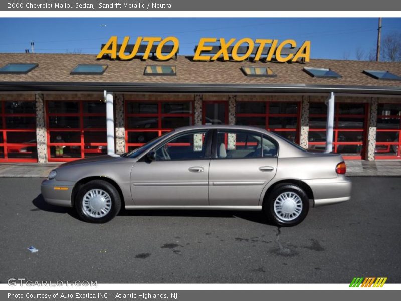 Sandrift Metallic / Neutral 2000 Chevrolet Malibu Sedan