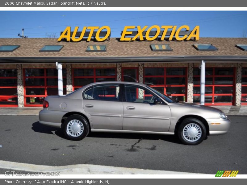 Sandrift Metallic / Neutral 2000 Chevrolet Malibu Sedan