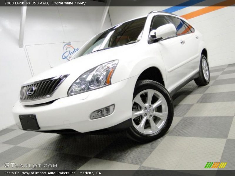 Crystal White / Ivory 2008 Lexus RX 350 AWD