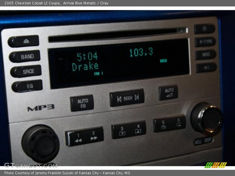Arrival Blue Metallic / Gray 2005 Chevrolet Cobalt LS Coupe