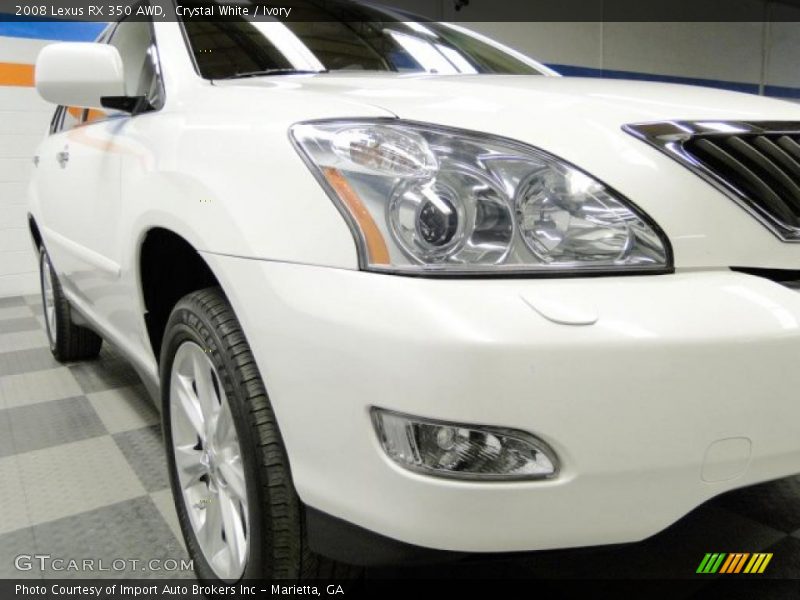 Crystal White / Ivory 2008 Lexus RX 350 AWD