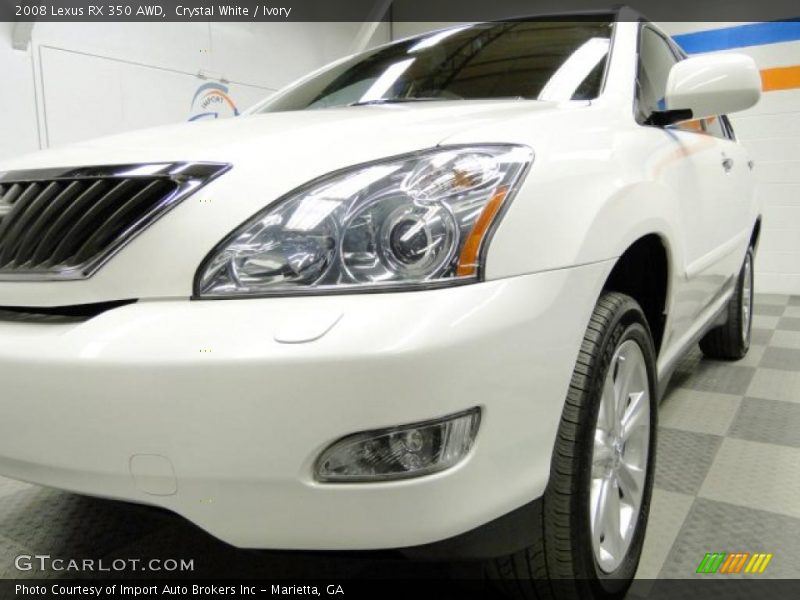 Crystal White / Ivory 2008 Lexus RX 350 AWD