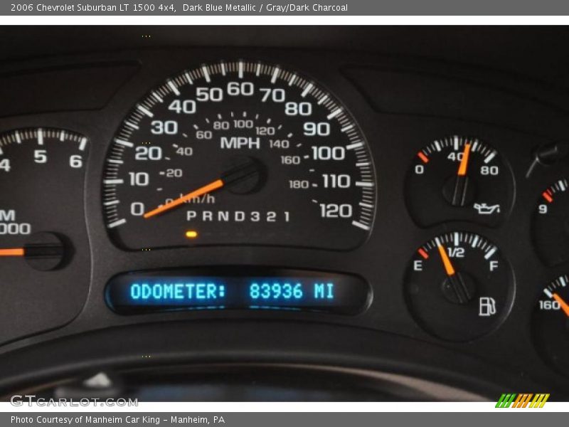 Dark Blue Metallic / Gray/Dark Charcoal 2006 Chevrolet Suburban LT 1500 4x4