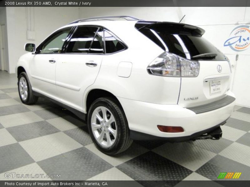 Crystal White / Ivory 2008 Lexus RX 350 AWD