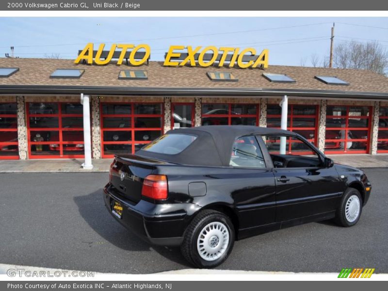 Uni Black / Beige 2000 Volkswagen Cabrio GL