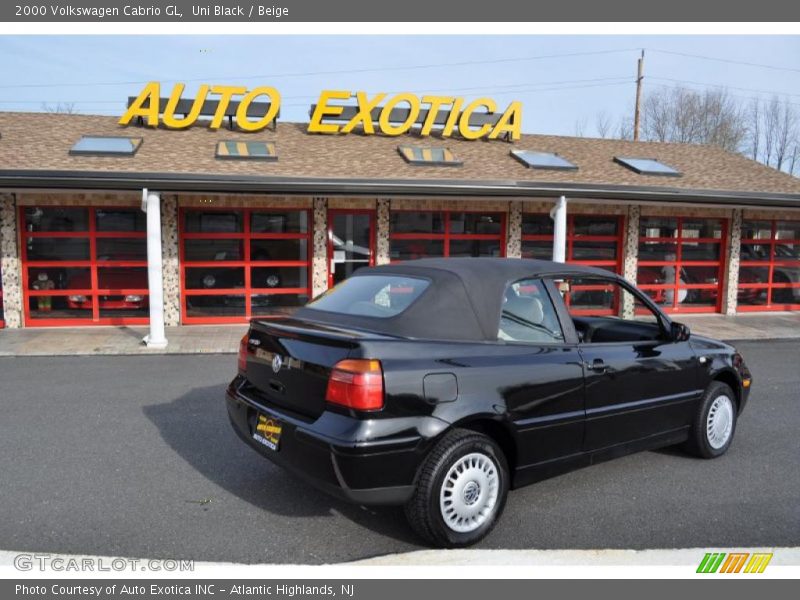 Uni Black / Beige 2000 Volkswagen Cabrio GL