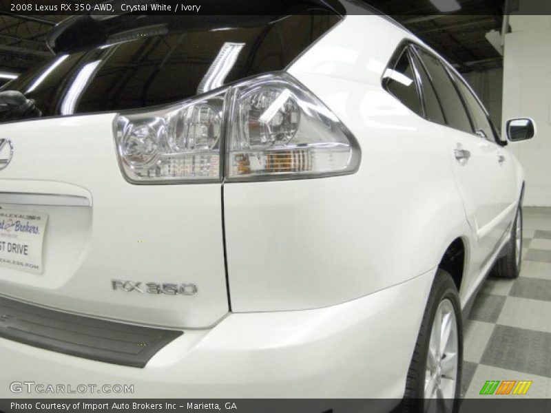 Crystal White / Ivory 2008 Lexus RX 350 AWD