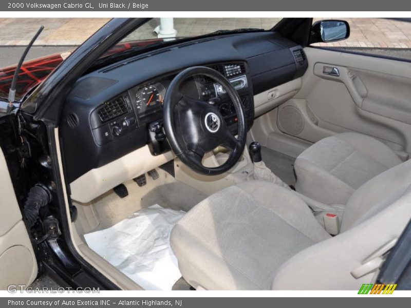 Beige Interior - 2000 Cabrio GL 