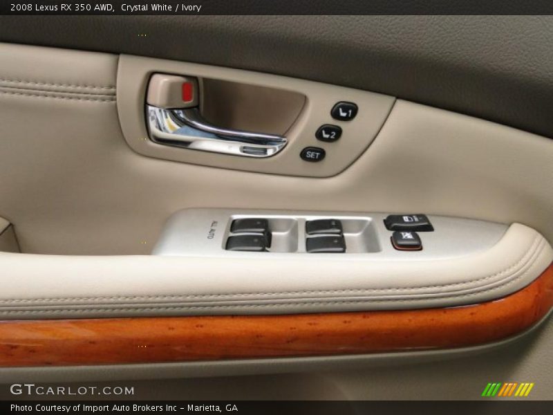 Crystal White / Ivory 2008 Lexus RX 350 AWD