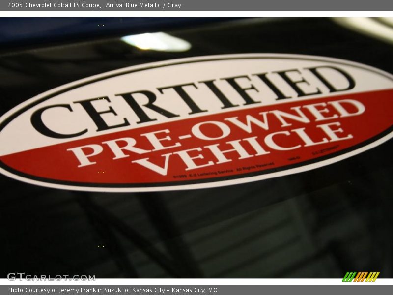 Arrival Blue Metallic / Gray 2005 Chevrolet Cobalt LS Coupe