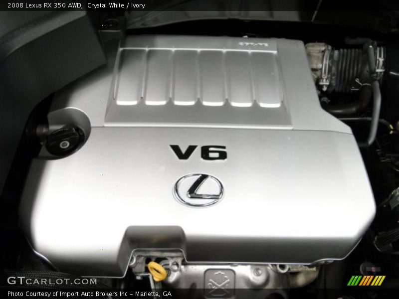 Crystal White / Ivory 2008 Lexus RX 350 AWD