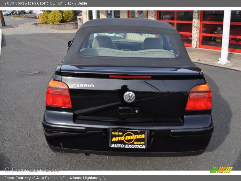 Uni Black / Beige 2000 Volkswagen Cabrio GL