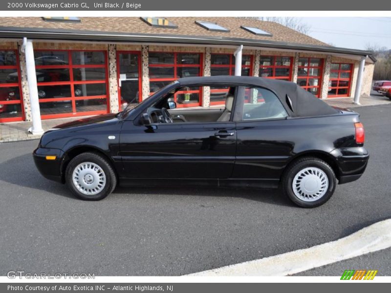 Uni Black / Beige 2000 Volkswagen Cabrio GL