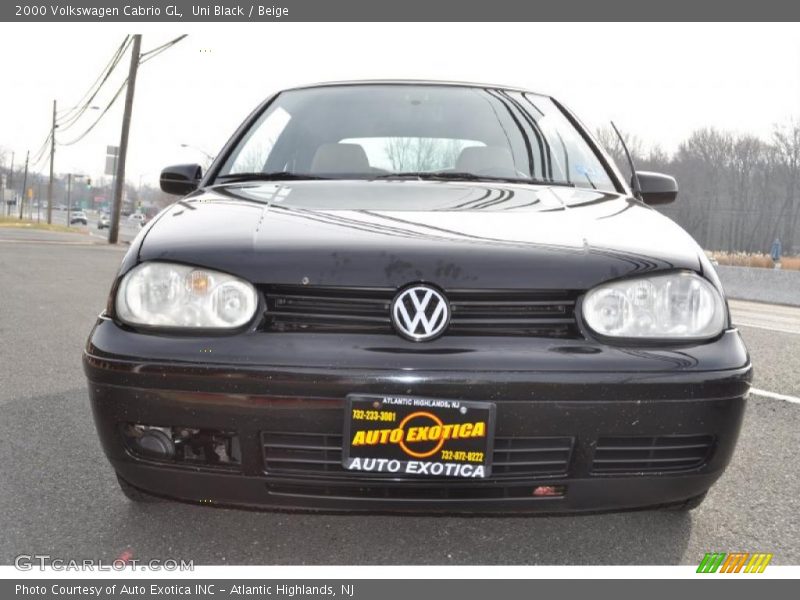 Uni Black / Beige 2000 Volkswagen Cabrio GL