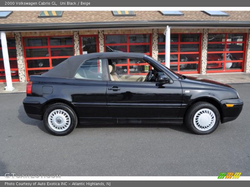 Uni Black / Beige 2000 Volkswagen Cabrio GL