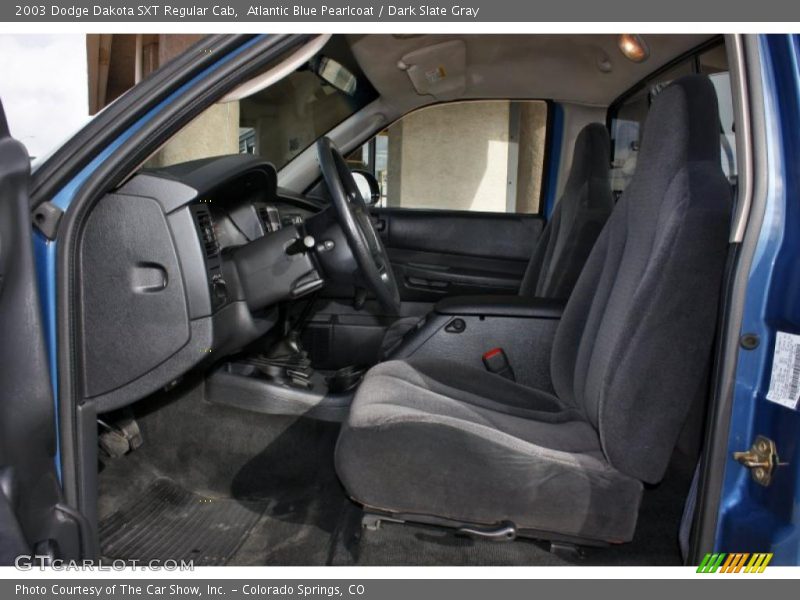 Atlantic Blue Pearlcoat / Dark Slate Gray 2003 Dodge Dakota SXT Regular Cab