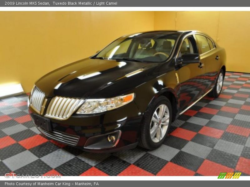 Tuxedo Black Metallic / Light Camel 2009 Lincoln MKS Sedan