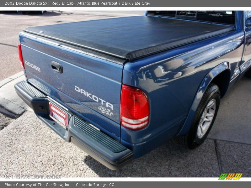 Atlantic Blue Pearlcoat / Dark Slate Gray 2003 Dodge Dakota SXT Regular Cab