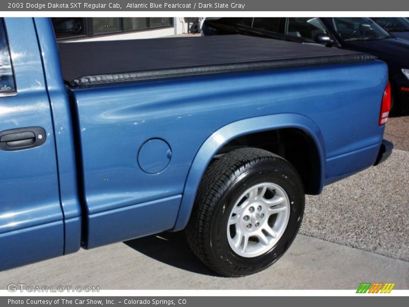 Atlantic Blue Pearlcoat / Dark Slate Gray 2003 Dodge Dakota SXT Regular Cab
