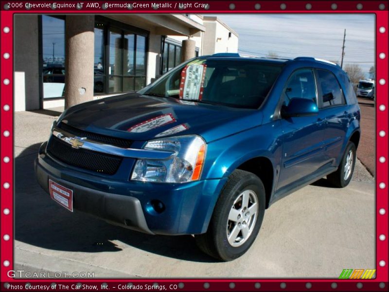 Bermuda Green Metallic / Light Gray 2006 Chevrolet Equinox LT AWD