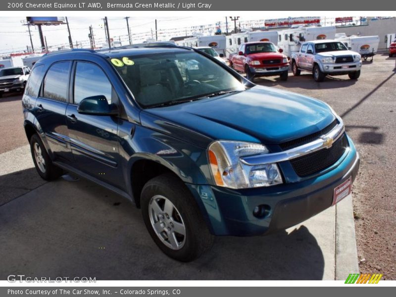 Bermuda Green Metallic / Light Gray 2006 Chevrolet Equinox LT AWD