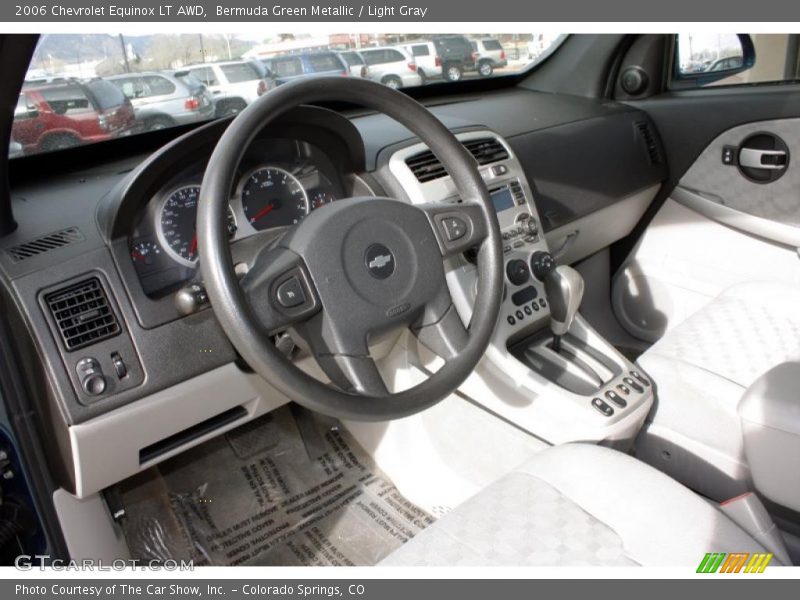 Bermuda Green Metallic / Light Gray 2006 Chevrolet Equinox LT AWD