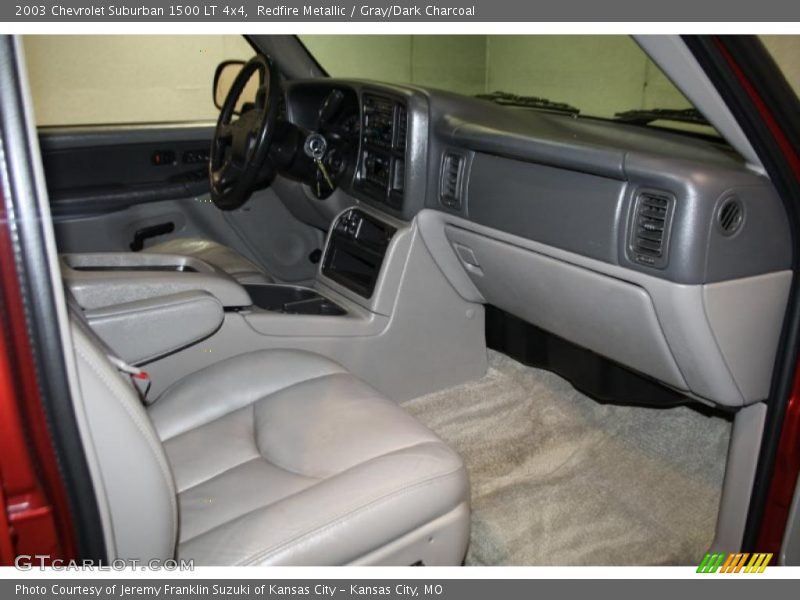Redfire Metallic / Gray/Dark Charcoal 2003 Chevrolet Suburban 1500 LT 4x4