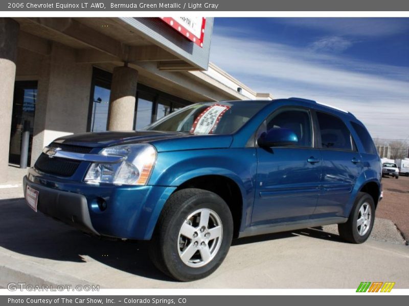 Bermuda Green Metallic / Light Gray 2006 Chevrolet Equinox LT AWD