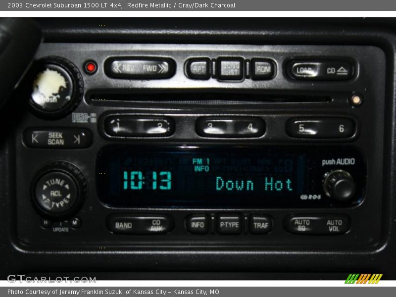 Redfire Metallic / Gray/Dark Charcoal 2003 Chevrolet Suburban 1500 LT 4x4