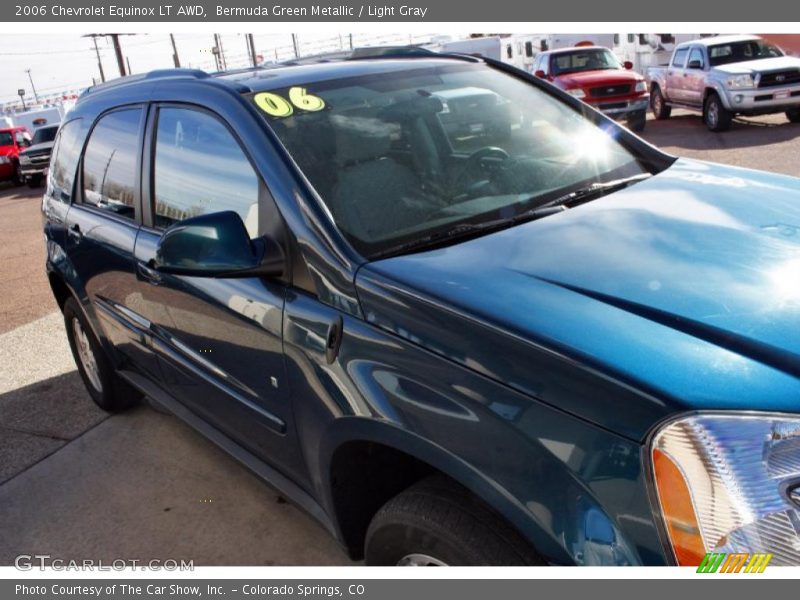 Bermuda Green Metallic / Light Gray 2006 Chevrolet Equinox LT AWD