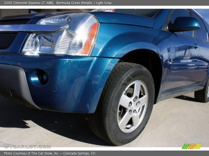Bermuda Green Metallic / Light Gray 2006 Chevrolet Equinox LT AWD