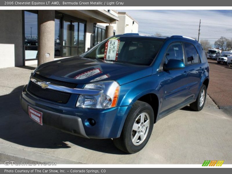 Bermuda Green Metallic / Light Gray 2006 Chevrolet Equinox LT AWD