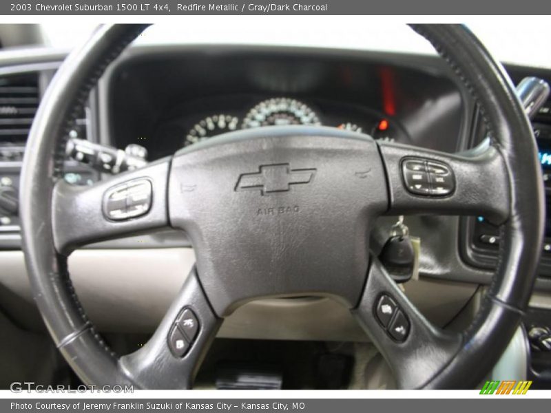 Redfire Metallic / Gray/Dark Charcoal 2003 Chevrolet Suburban 1500 LT 4x4