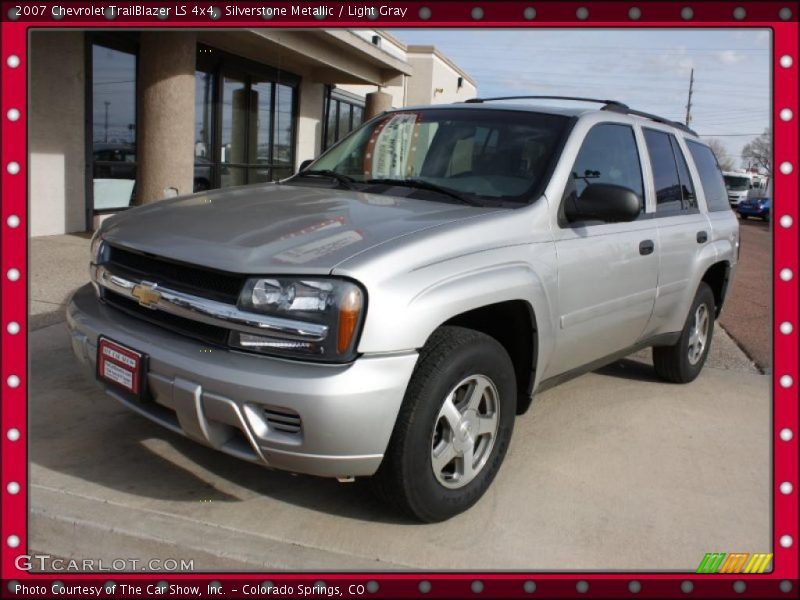 Silverstone Metallic / Light Gray 2007 Chevrolet TrailBlazer LS 4x4