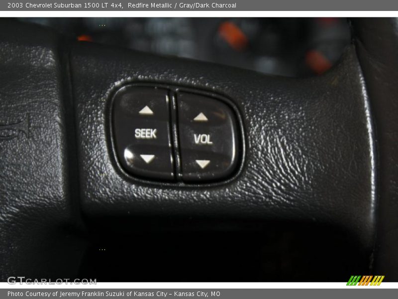 Redfire Metallic / Gray/Dark Charcoal 2003 Chevrolet Suburban 1500 LT 4x4