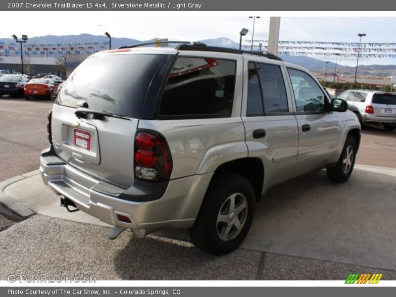 Silverstone Metallic / Light Gray 2007 Chevrolet TrailBlazer LS 4x4