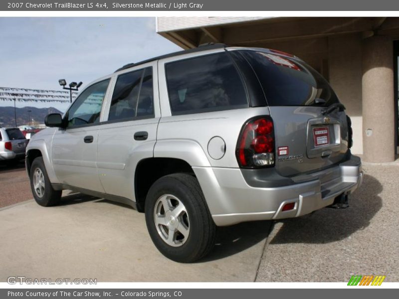 Silverstone Metallic / Light Gray 2007 Chevrolet TrailBlazer LS 4x4