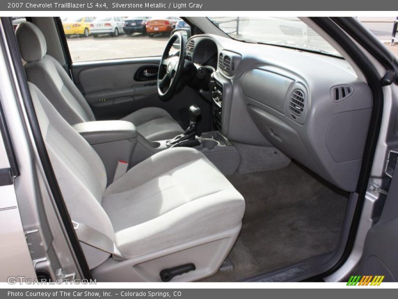 Silverstone Metallic / Light Gray 2007 Chevrolet TrailBlazer LS 4x4