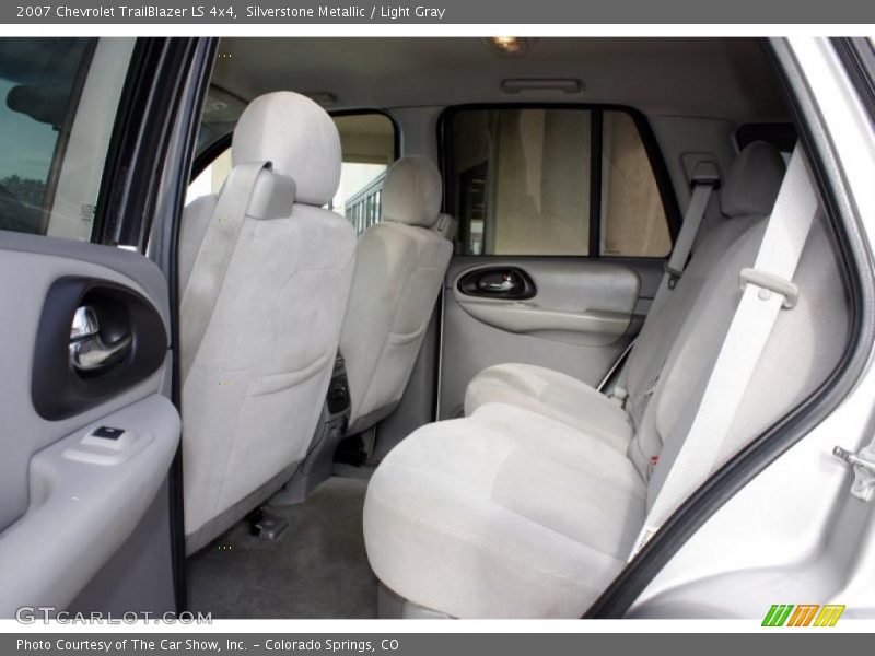 Silverstone Metallic / Light Gray 2007 Chevrolet TrailBlazer LS 4x4