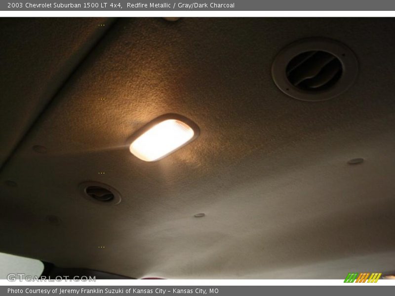 Redfire Metallic / Gray/Dark Charcoal 2003 Chevrolet Suburban 1500 LT 4x4