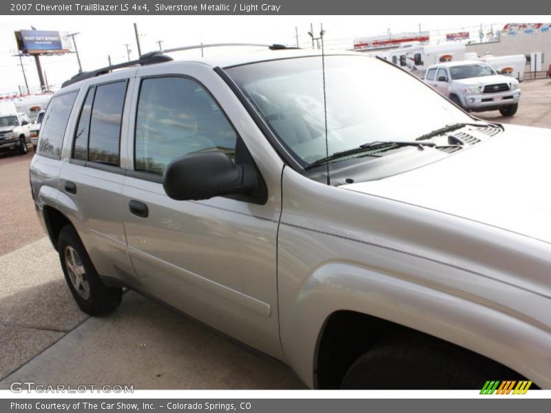 Silverstone Metallic / Light Gray 2007 Chevrolet TrailBlazer LS 4x4