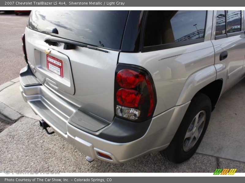 Silverstone Metallic / Light Gray 2007 Chevrolet TrailBlazer LS 4x4