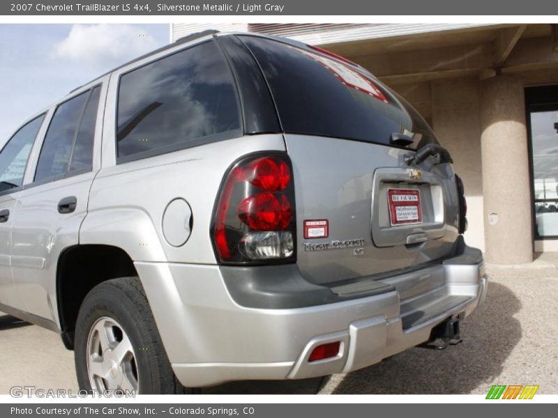 Silverstone Metallic / Light Gray 2007 Chevrolet TrailBlazer LS 4x4