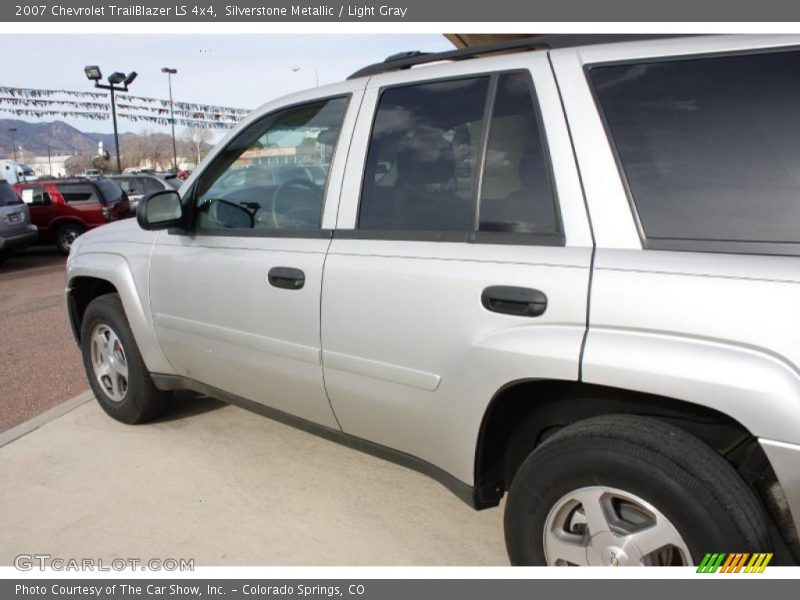 Silverstone Metallic / Light Gray 2007 Chevrolet TrailBlazer LS 4x4