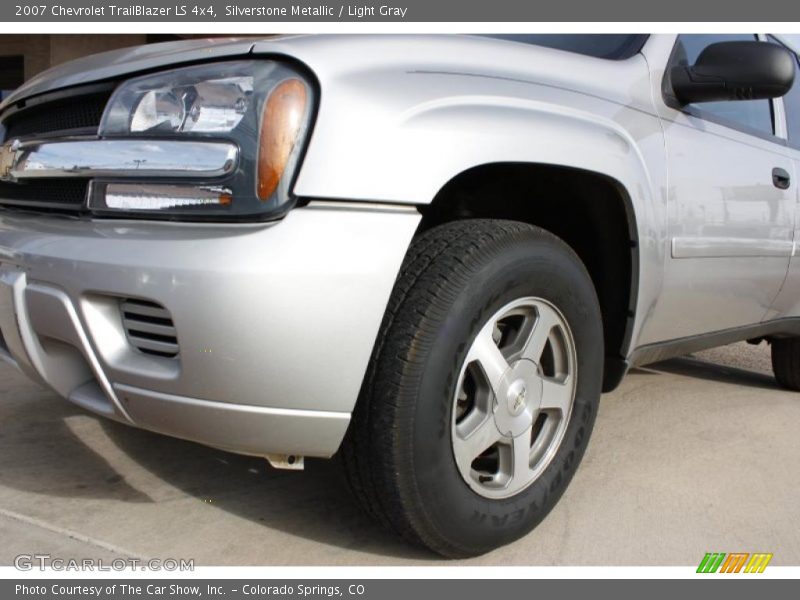 Silverstone Metallic / Light Gray 2007 Chevrolet TrailBlazer LS 4x4