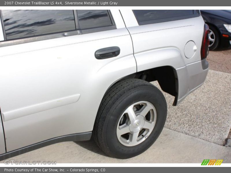 Silverstone Metallic / Light Gray 2007 Chevrolet TrailBlazer LS 4x4