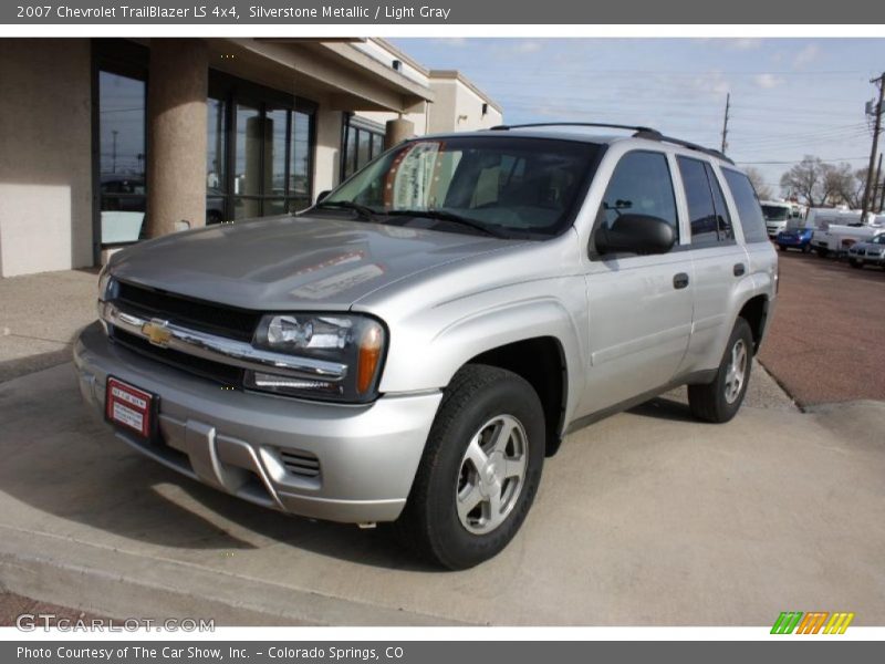 Silverstone Metallic / Light Gray 2007 Chevrolet TrailBlazer LS 4x4