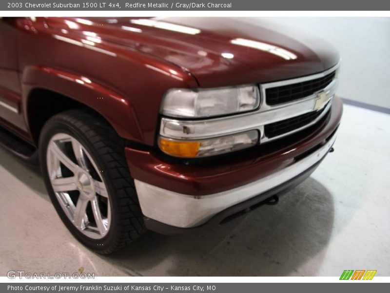 Redfire Metallic / Gray/Dark Charcoal 2003 Chevrolet Suburban 1500 LT 4x4